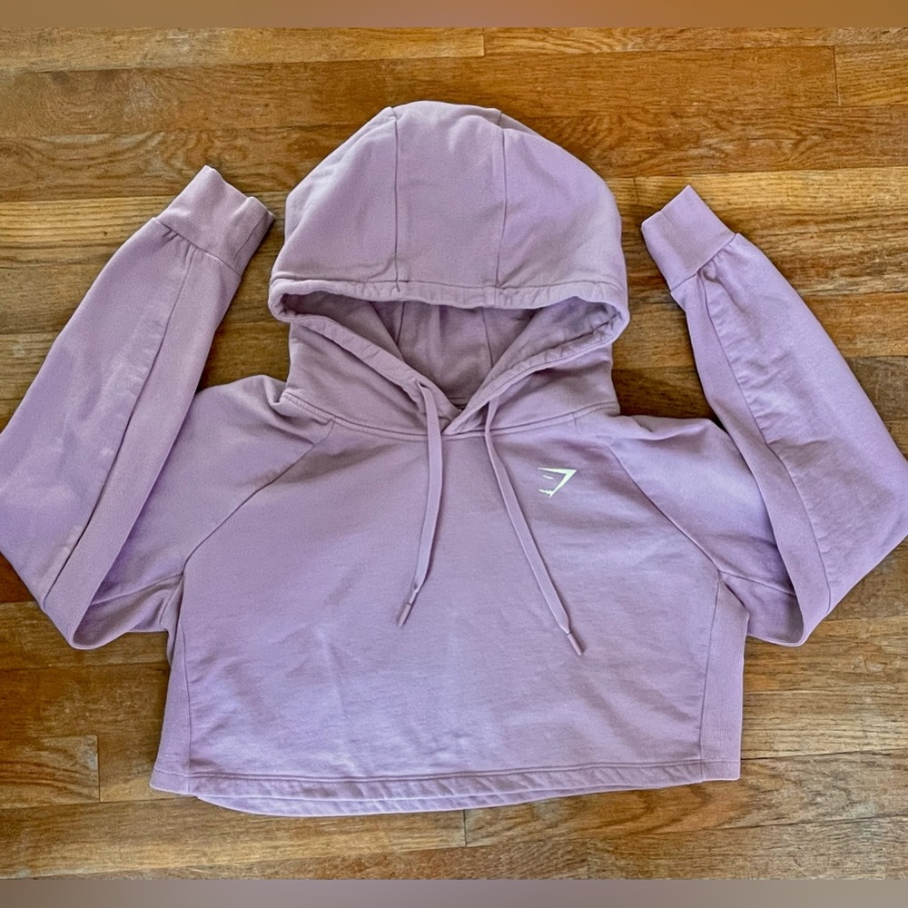 Gymshark cropped hoodie- Size M